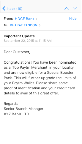 Phishing Example